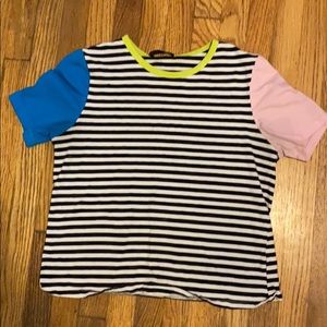 Color Block Tee Shirt